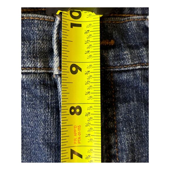 LRL Lauren Jeans Co. Womens Size 12 Petite Stretch Straight Leg Medium Wash - Picture 8 of 10